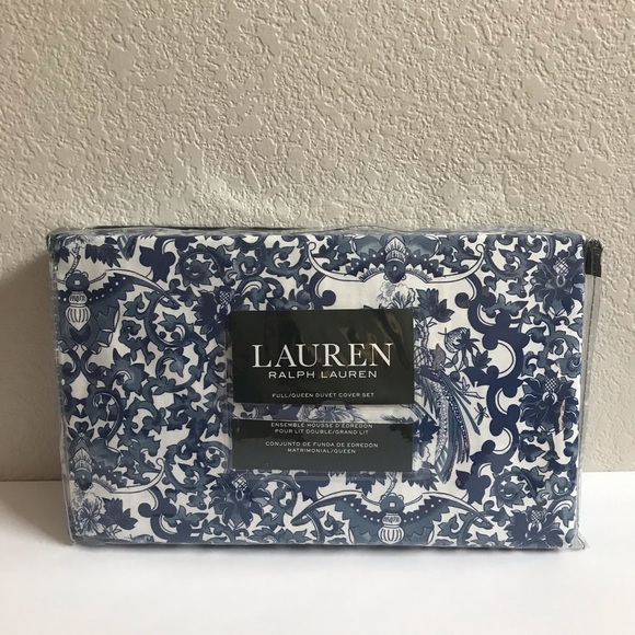 Ralph Lauren Other - Ralph Lauren Blue & White Duvet Cover Ralph Lauren Other - Ralph Lauren Blue & White Duvet Cover